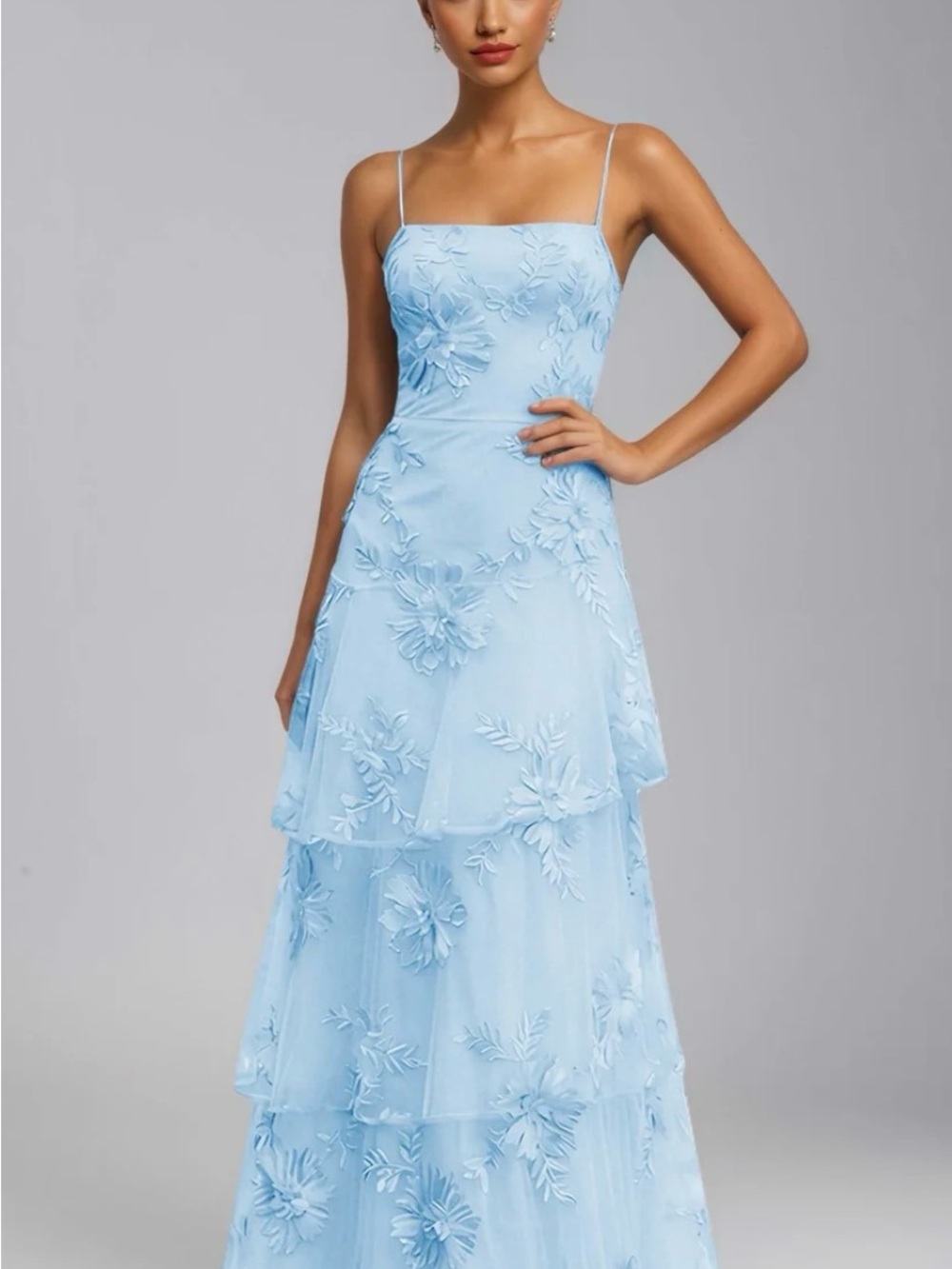 never worn Pomuyoo light blue formal dress